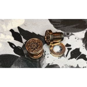 2g/6mm Pierced Nation Mandala Plugs